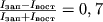 $\frac{I_{���} - I_{����}}{I_{���} + I_{����}} = 0,7$